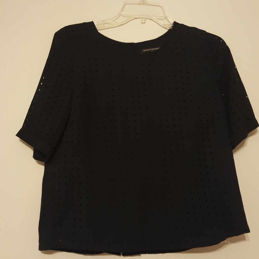 Navy blue blouse